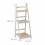 Weiße Treppe mit Holzblumen 4