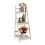 Weiße Treppe mit Holzblumen 1