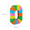 Number pinata birthday 4