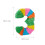 Number pinata birthday 4