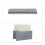 Shelf system different versions gray 7