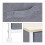 Shelf system different versions gray 8