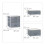 Shelf system different versions gray 4