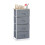 Shelf system different versions gray 1