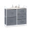 Shelf system different versions gray 1