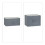 Shelf system different versions gray 9