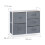 Shelf system different versions gray 4