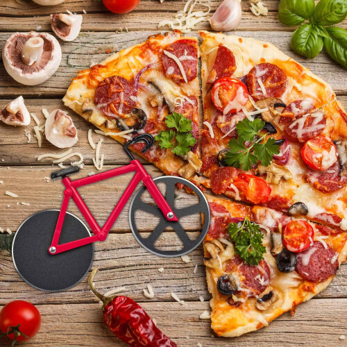 Pizzaschneider-Fahrrad 1