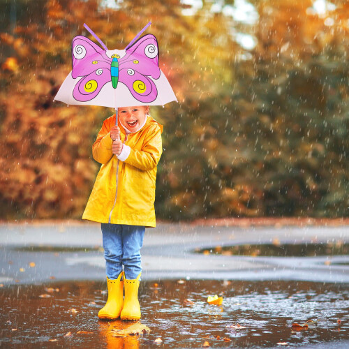 Regenschirm für Kinder mit 3D-Motiven 1