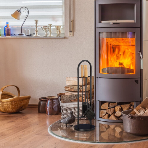 Moderner Kamin in 4 Teilen 1
