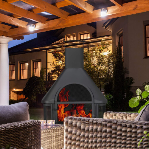 Outdoor-Kocher mit Grill 1
