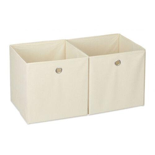 Stoff-Aufbewahrungsbox, 2 Schubladen