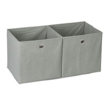 Stoff-Aufbewahrungsbox, 2 Schubladen
