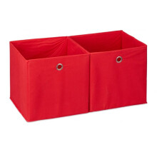 Stoff-Aufbewahrungsbox, 2 Schubladen