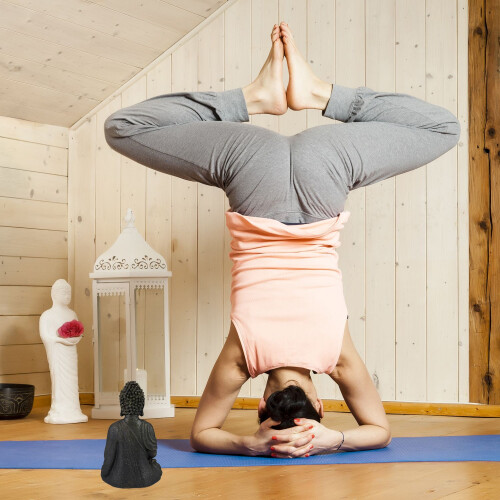Siddende Buddha figur 18 cm 2