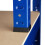 Lagerregal mit Werkbank blau 8