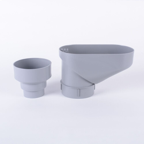 Downpipe Gutter Leaf Catcher - Grey 1