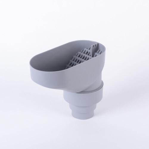 Downpipe Gutter Leaf Catcher - Grey