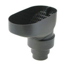 Downpipe Gutter Leaf Catcher - Black