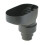 Downpipe Gutter Leaf Catcher - Black 1