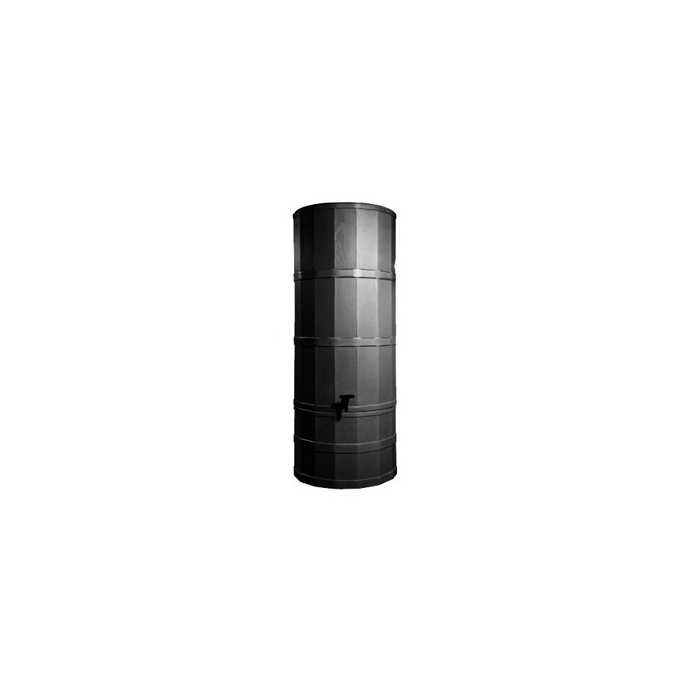 Water Butt, 200 Litre, Black  Water Butt with Stand and Tap