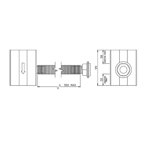 Rain Diverter Kit - White 1