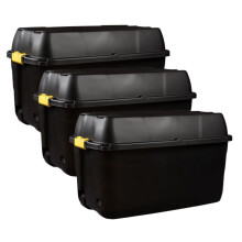 Storage Wheeled Boxes-Lockable 3 x 175 Litres