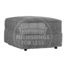 (Grey, Footstool) Luxor Fullback Cord Sofa Range