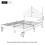 (135*190cm) Upholstered Bed with Slatted Frame and Headboard 3