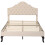 (135*190cm) Upholstered Bed with Slatted Frame and Headboard 6