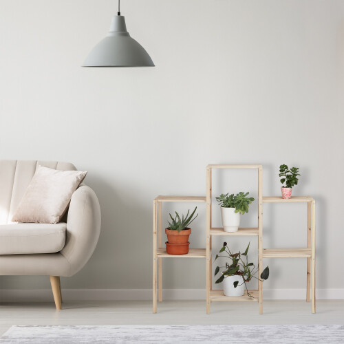 Regal für Pflanzen Holz 1