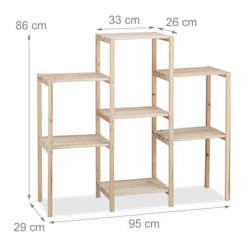 Regal für Pflanzen Holz 2