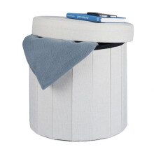 Hocker mit Stauraum Größe M rund