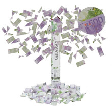 Konfettikanone 40 cm Banknoten