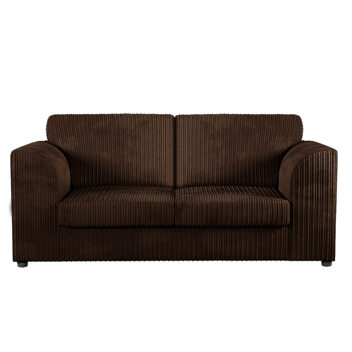 (Chocolate, 3 Seater) Luxor Fullback Cord Sofa Range