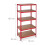 Lagerregal 180x90x60 rot 4