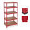 Lagerregal 180x90x60 rot 1