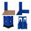 Lagerregal blau 8