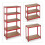 Storage shelf red 5
