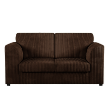 (Chocolate, 2 Seater) Luxor Fullback Cord Sofa Range