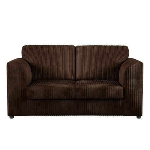 (Chocolate, 2 Seater) Luxor Fullback Cord Sofa Range