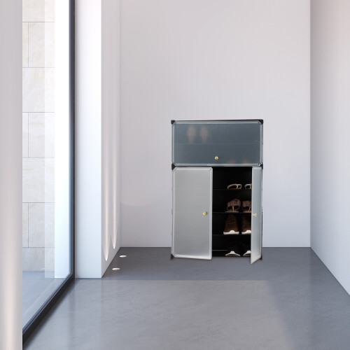 Schuhschrank aus Kunststoff 1