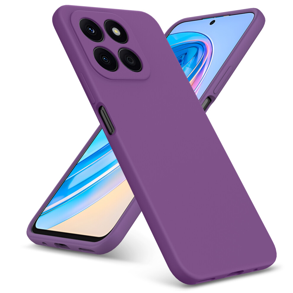 (Honor X6B, Purple) For Honor X6B Liquid Silicone Phone Case