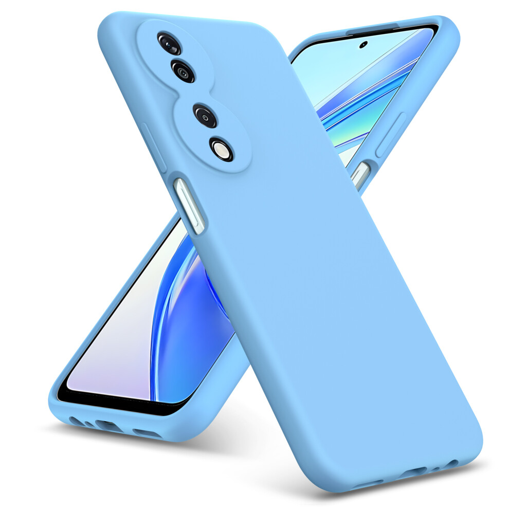 (Honor X7B, Blue) For Honor X7B Liquid Silicone Phone Case