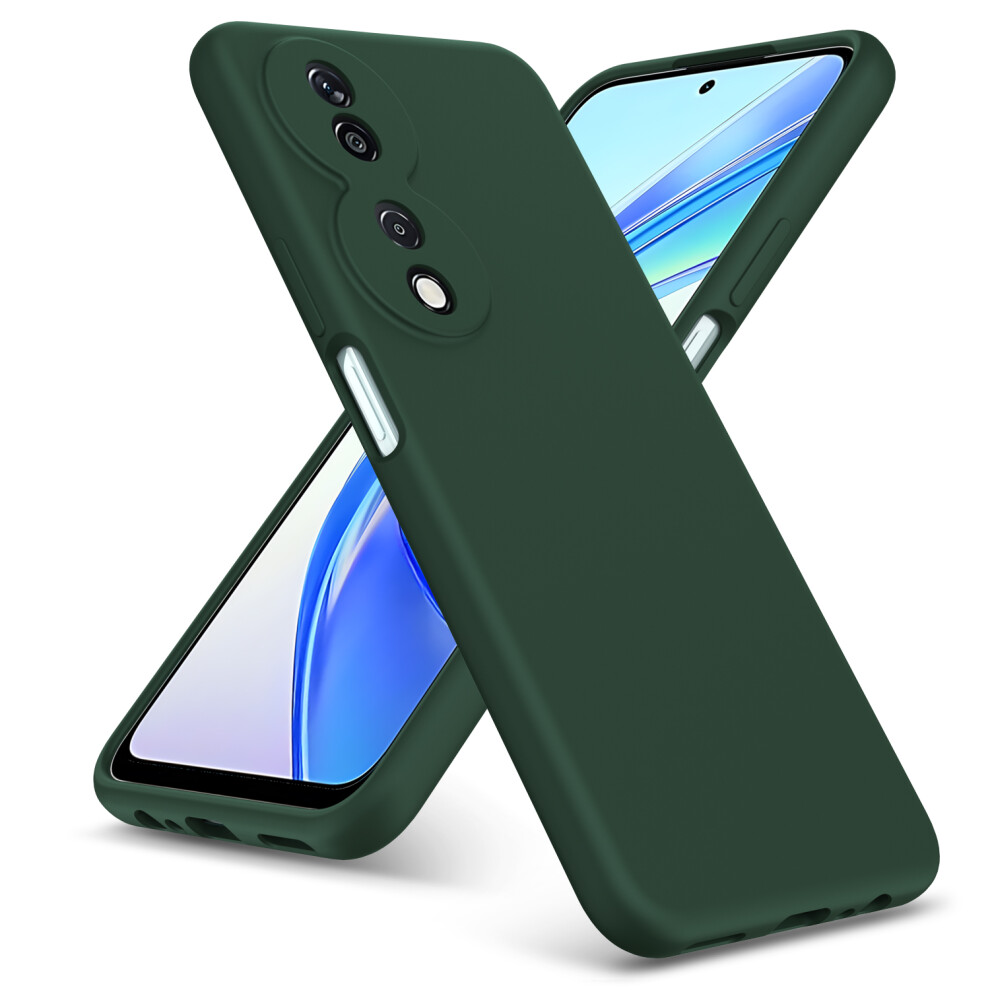 (Honor X7B, Green) For Honor X7B Liquid Silicone Phone Case