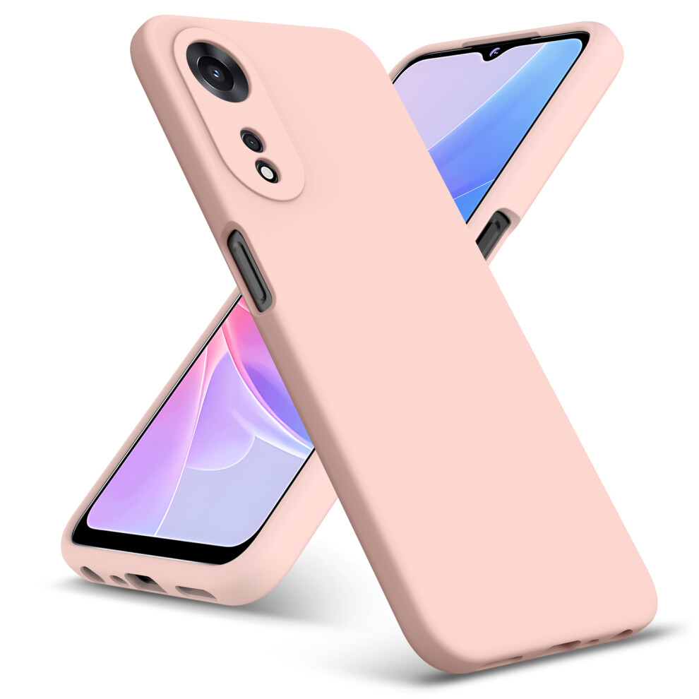(Oppo A58 / A78 (5G), ) For Oppo A58 / A78 5G Case Liquid Silicone Shockproof Phone Case Pink 5059302101613
