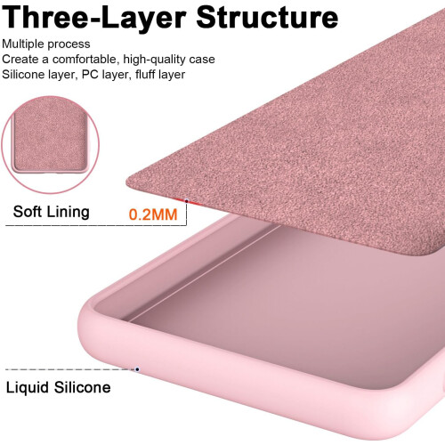 (Honor 200 Pro, Pink) For Honor 200 Lite Pro Liquid Silicone Shockproof Phone Case 2