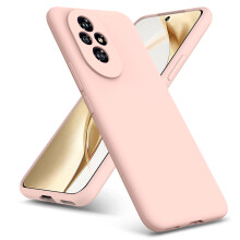 (Honor 200 Pro, Pink) For Honor 200 Lite Pro Liquid Silicone Shockproof Phone Case
