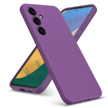 (Samsung Galaxy S23 FE, Purple) For Samsung Galaxy S23 FE Liquid Silicone Shockproof Phone Case