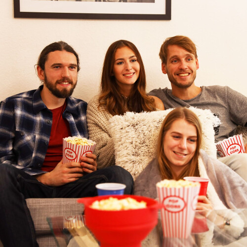 Popcorn bowl in silicone for the microwave 2